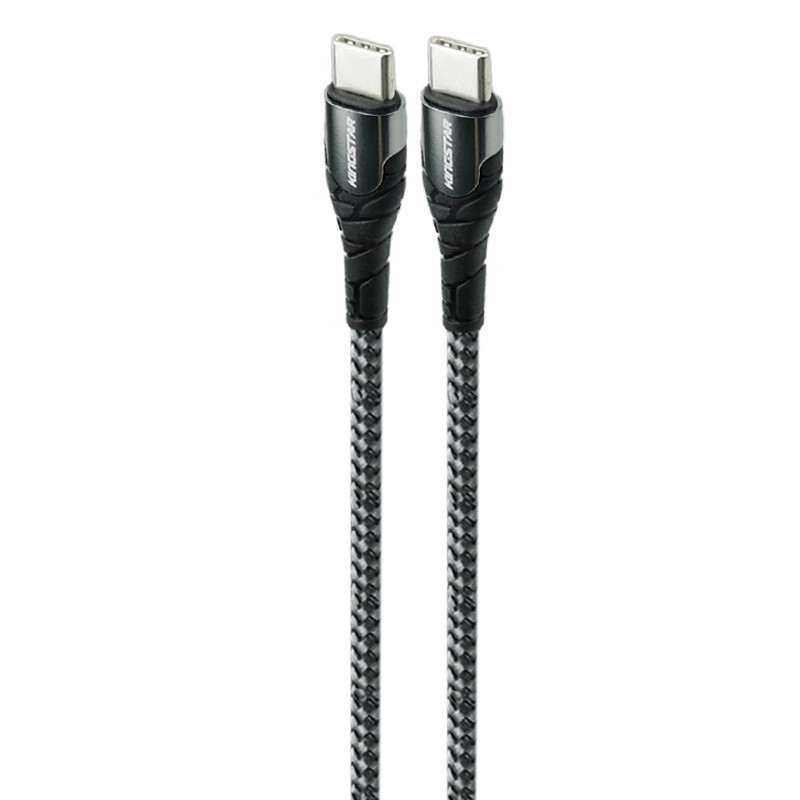 کابل تبدیل فست شارژ KingStar K331C Type-C to Type-C PD 65W 2.4A 1m