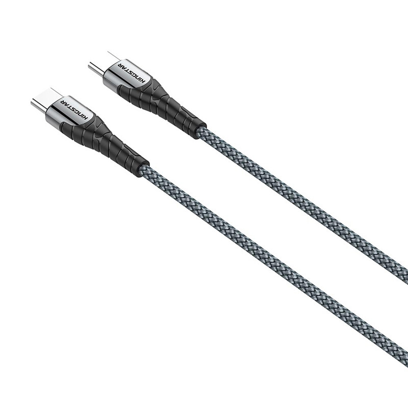 کابل تبدیل فست شارژ KingStar K331C Type-C to Type-C PD 65W 2.4A 1m