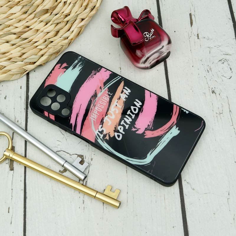 قاب محافظ لنزدار لیزری طرحدار Samsung Galaxy A12