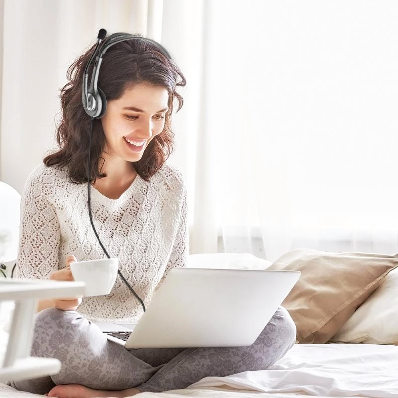 هدست سیم دار Logitech H110