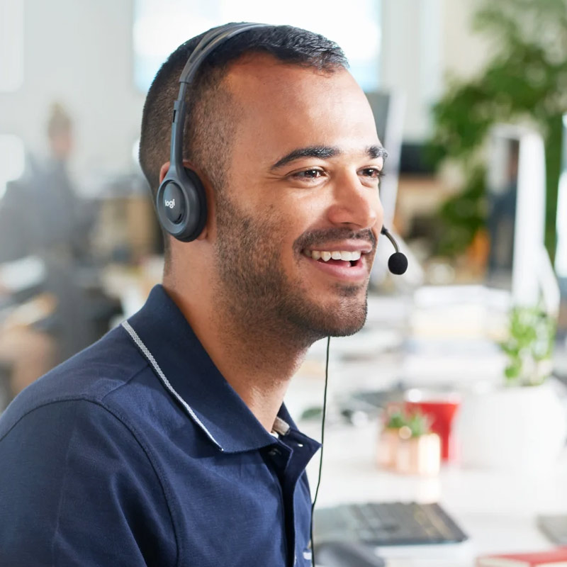 هدست سیم دار Logitech H111