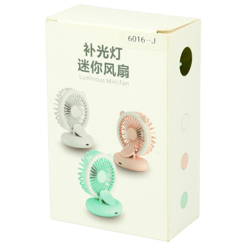 رینگ لایت و پنکه شارژی Luminous Mini Fan D11