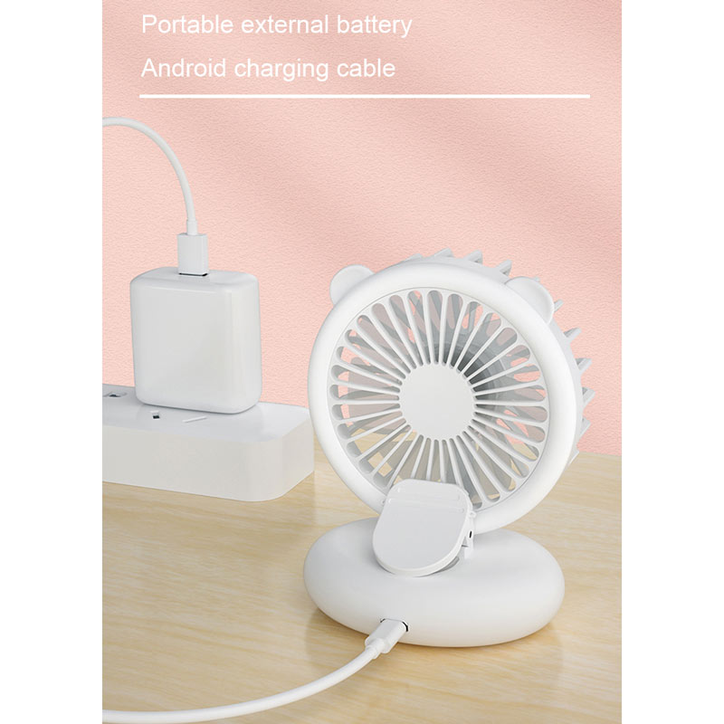 رینگ لایت و پنکه شارژی Luminous Mini Fan D11