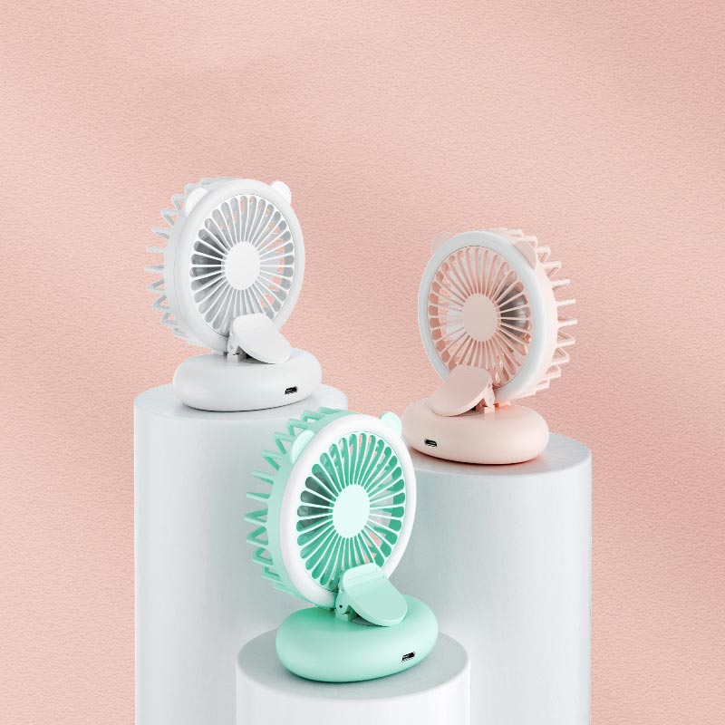 رینگ لایت و پنکه شارژی Luminous Mini Fan D11