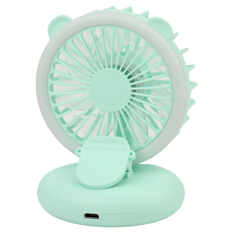 رینگ لایت و پنکه شارژی Luminous Mini Fan D11
