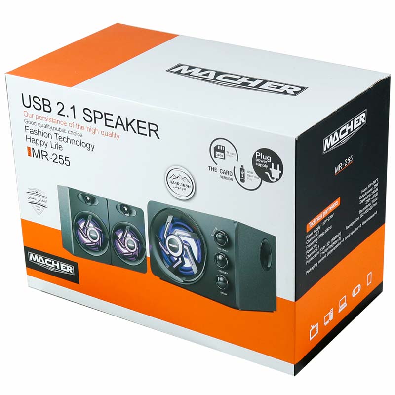 اسپیکر بلوتوثی رم و فلش خور Macher MR-255