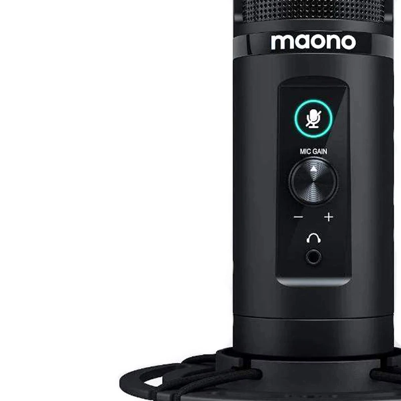 میکروفون کندانسور و پایه لرزشگیر Maono AU-PM422 + پاپ فیلتر