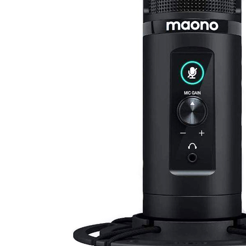 میکروفون کندانسور و پایه لرزشگیر Maono AU-PM422 + پاپ فیلتر