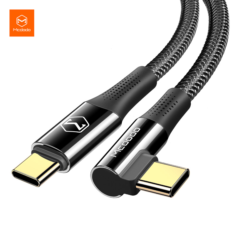 کابل تبدیل فست شارژ Mcdodo CA-8320 Type-C to Type-C PD 100W 5A 1.2m یکسر L