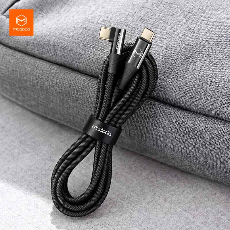 کابل تبدیل فست شارژ Mcdodo CA-8320 Type-C to Type-C PD 100W 5A 1.2m یکسر L