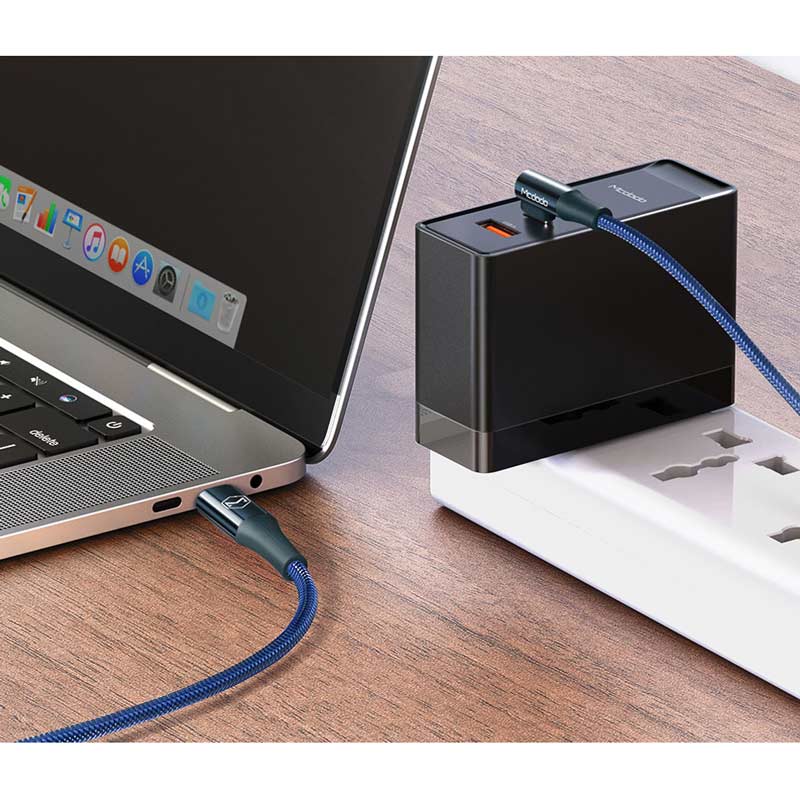 کابل تبدیل فست شارژ Mcdodo CA-8323 Type-C to Type-C PD 100W 5A 2m یکسر L