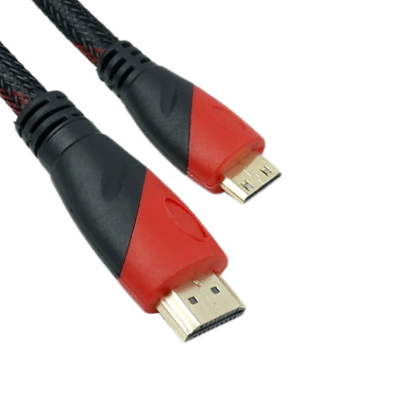 کابل تبدیل HDMI به mini HDMI پوست ماری طول 1.5 متر شرینک