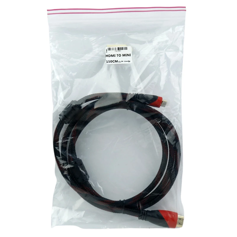 کابل تبدیل HDMI به mini HDMI پوست ماری طول 1.5 متر شرینک
