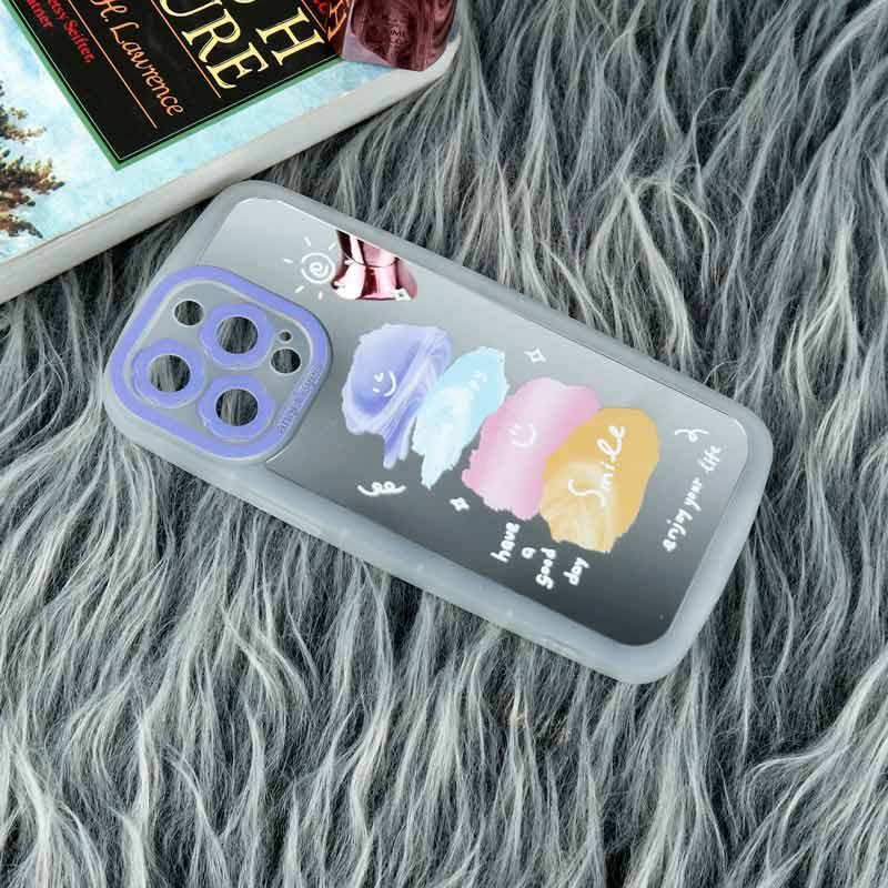 قاب عروسکی آینه ای محافظ لنزدار iPhone 13 Pro