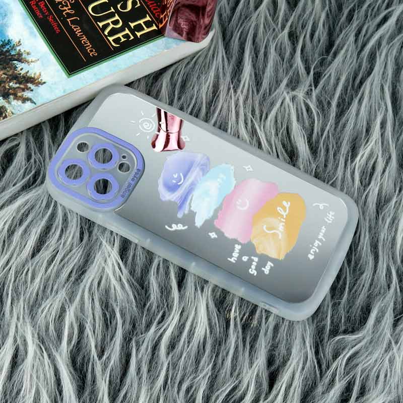 قاب عروسکی آینه ای محافظ لنزدار iPhone 13 Pro Max