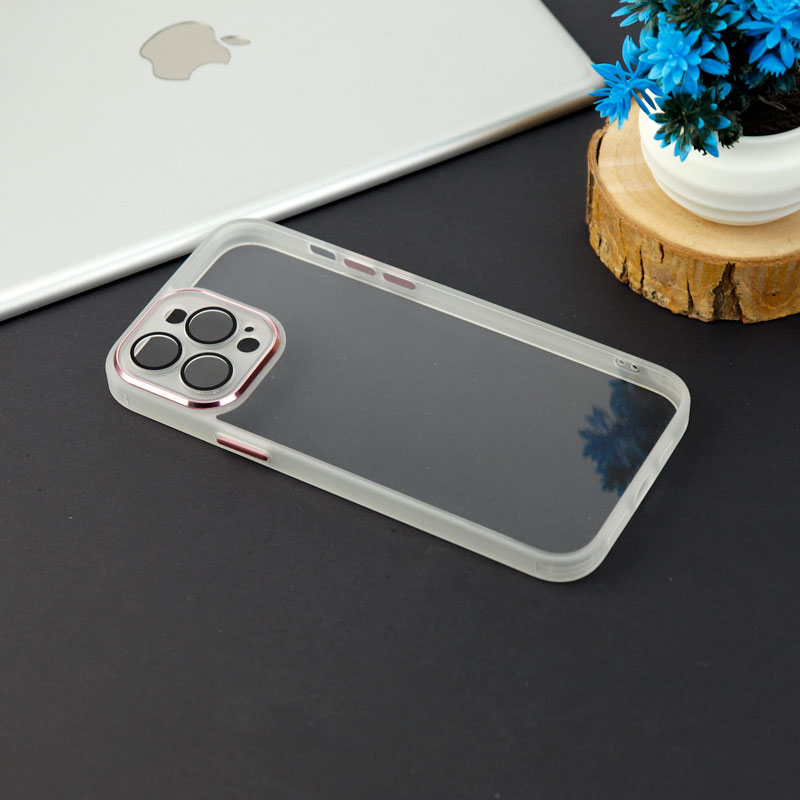قاب ضد خش پشت شفاف محافظ لنز دار آیفون iPhone 13 Pro Max