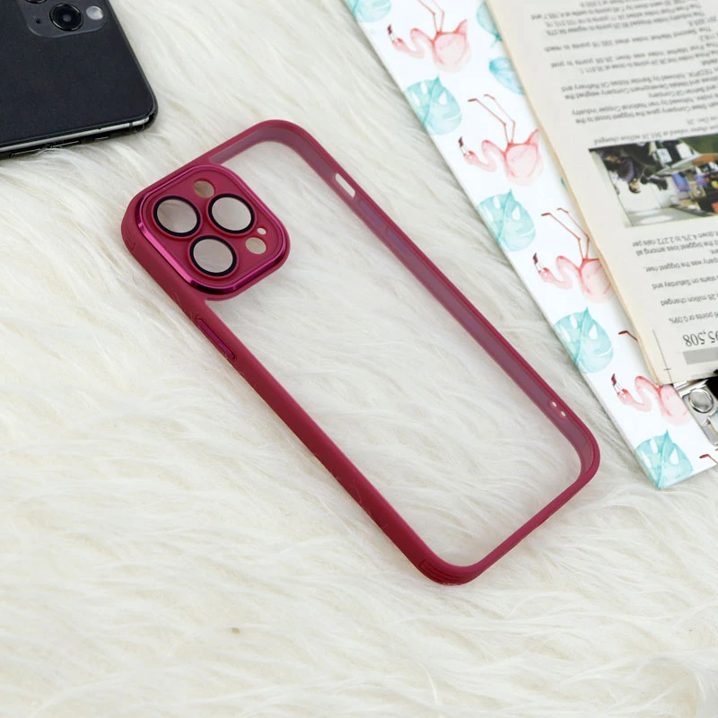 قاب ضد خش پشت شفاف محافظ لنز دار آیفون iPhone 13 Pro Max