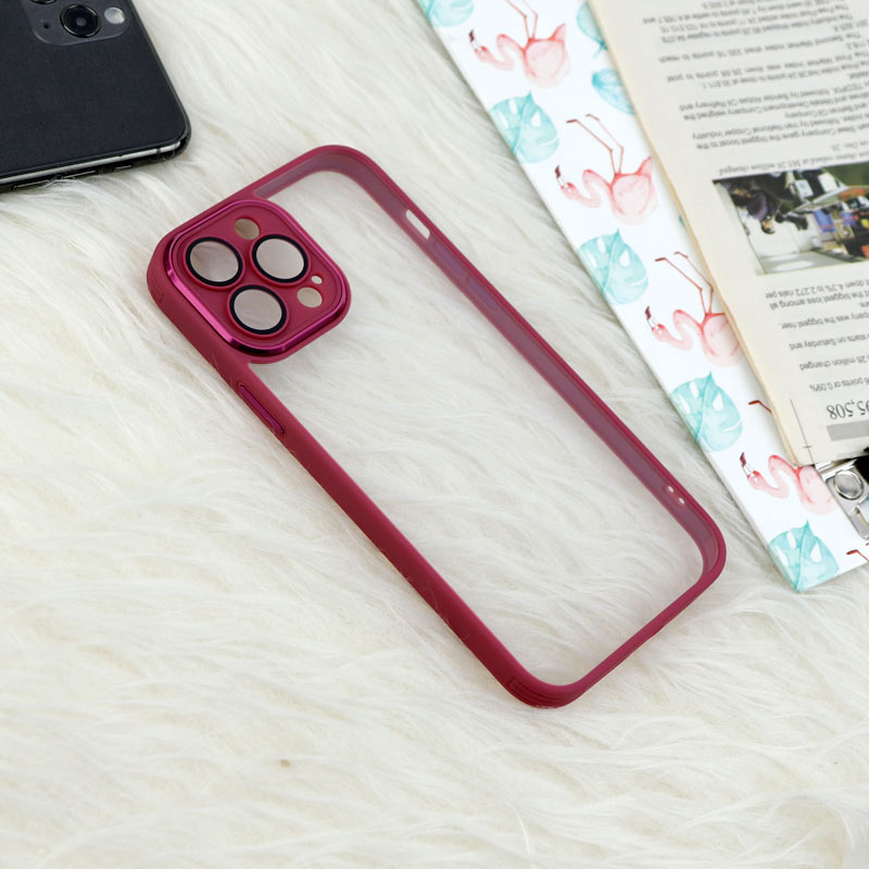 قاب ضد خش پشت شفاف محافظ لنز دار آیفون iPhone 13 Pro Max