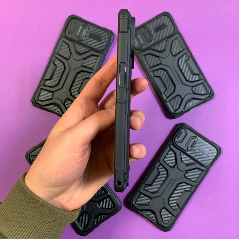 قاب ضد ضربه محافظ لنزدار Nillkin Adventuer آیفون iPhone 13 Pro Max مشکی