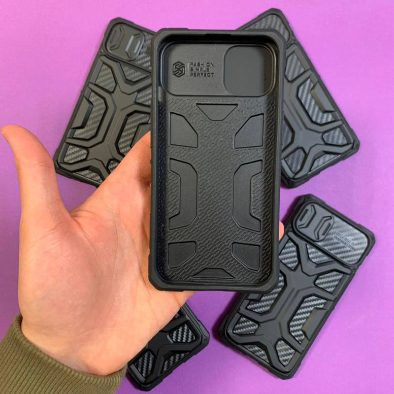 قاب ضد ضربه محافظ لنزدار Nillkin Adventuer آیفون iPhone 13 Pro Max مشکی