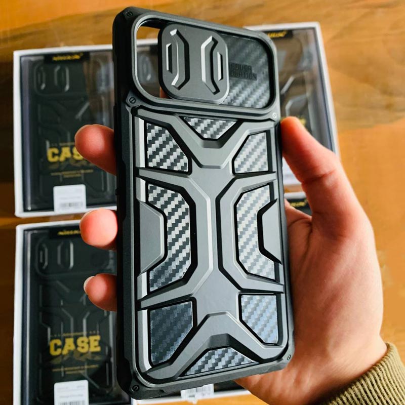 قاب ضد ضربه محافظ لنزدار Nillkin Adventuer آیفون iPhone 13 Pro Max مشکی