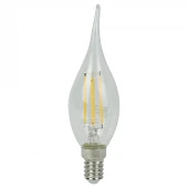 لامپ شمعی اشکی شفاف نور Noor E14 4.5W