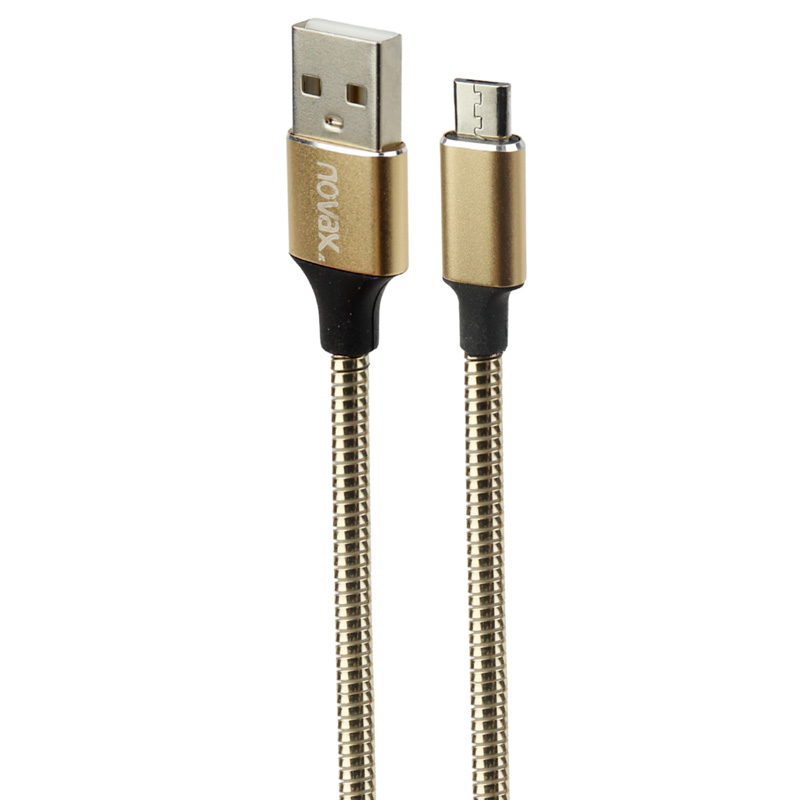 کابل میکرو یو اس بی فست شارژ Novax L-115 3.1A 1m