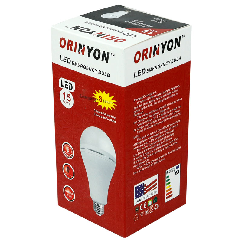 لامپ شارژی Orinyon E27 15W