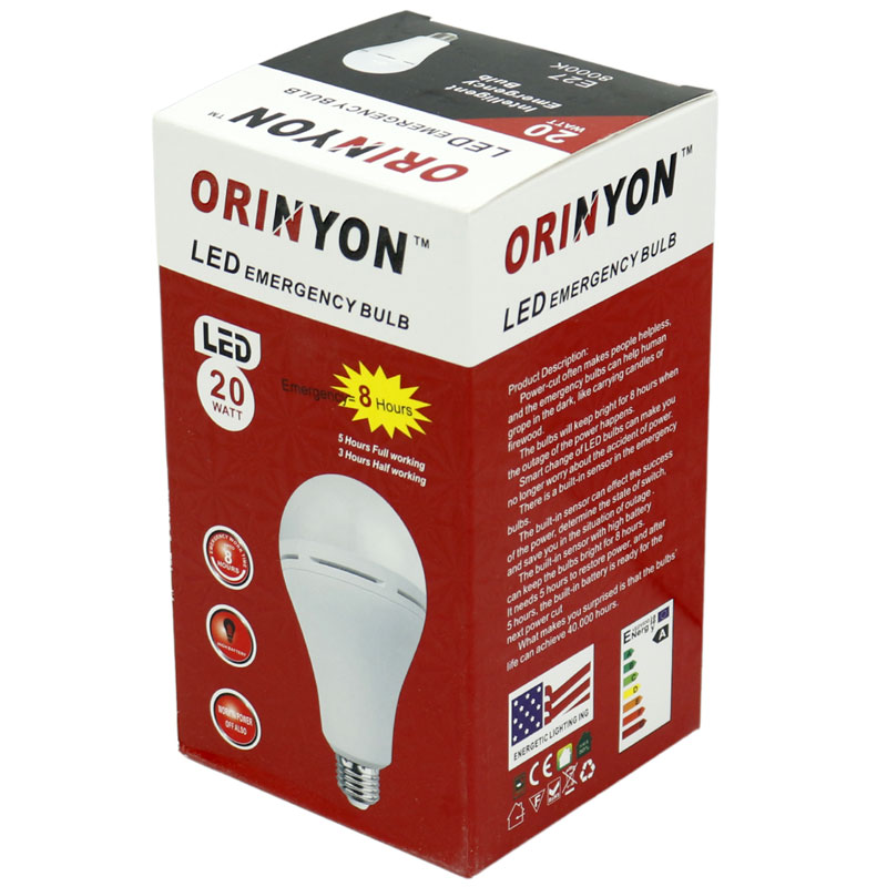 لامپ شارژی Orinyon E27 20W