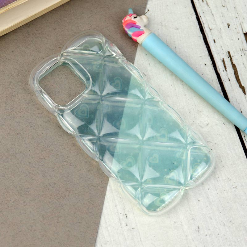 قاب PC Paffer شفاف قلبی ژله ای iPhone 12
