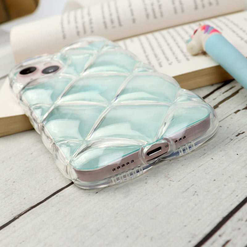 قاب PC Paffer شفاف قلبی ژله ای iPhone 13