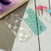 قاب PC Paffer شفاف قلبی ژله ای iPhone 13