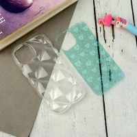 قاب PC Paffer شفاف قلبی ژله ای iPhone 13