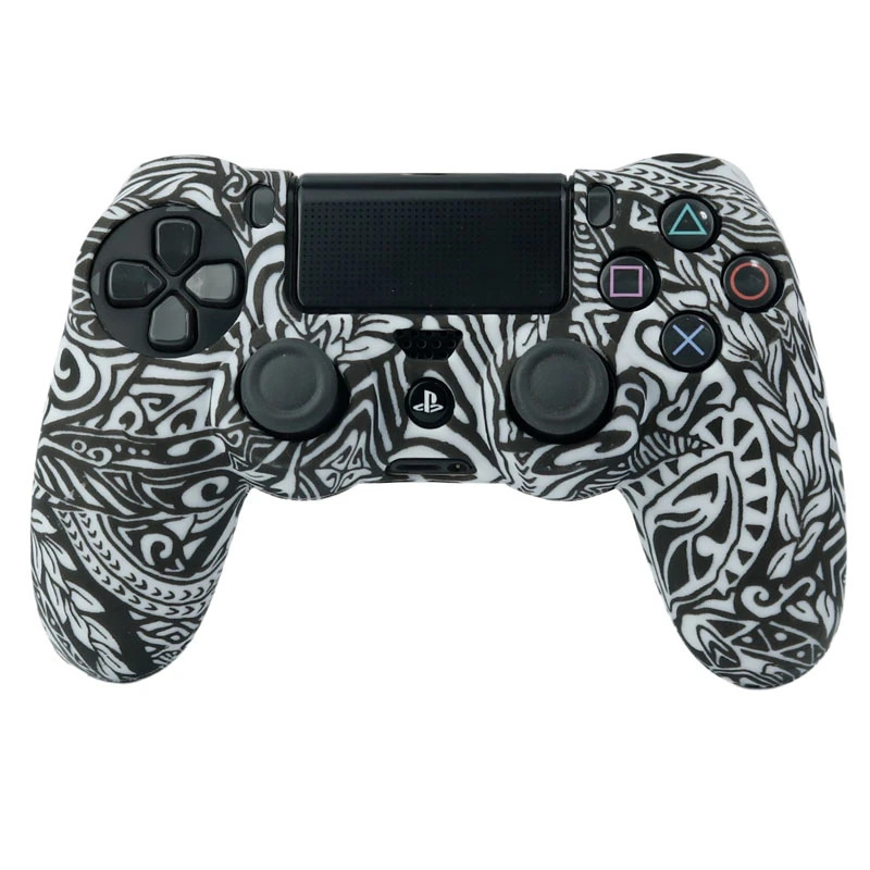 روکش دسته بازی PS4 طرحدار سفید مشکی