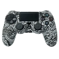 روکش دسته بازی PS4 طرحدار سفید مشکی