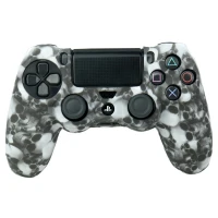 روکش دسته بازی PS4 طرح اسکلت زمینه سفید مشکی