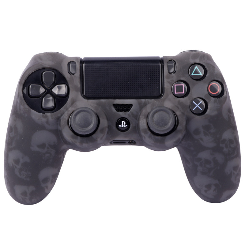 روکش دسته بازی PS4 طرح اسکلت زمینه سفید مشکی