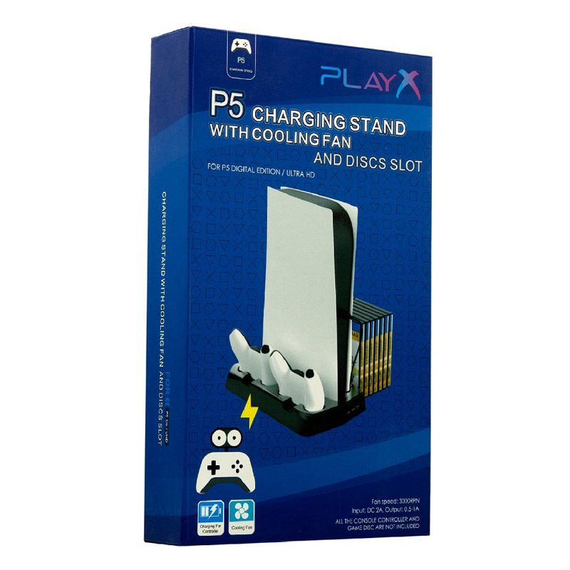 فن خنک کننده و شارژر دسته بازی SP5-001W PS5