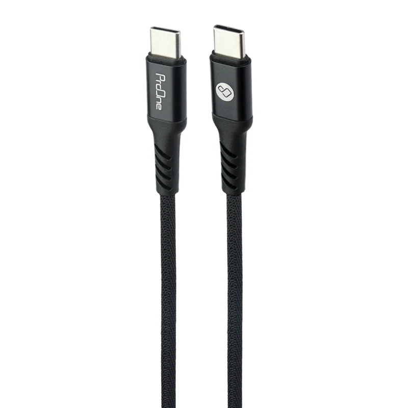 کابل دو سر تایپ سی فست شارژ 60 وات پرووان PCC330PD طول 1.2 متر