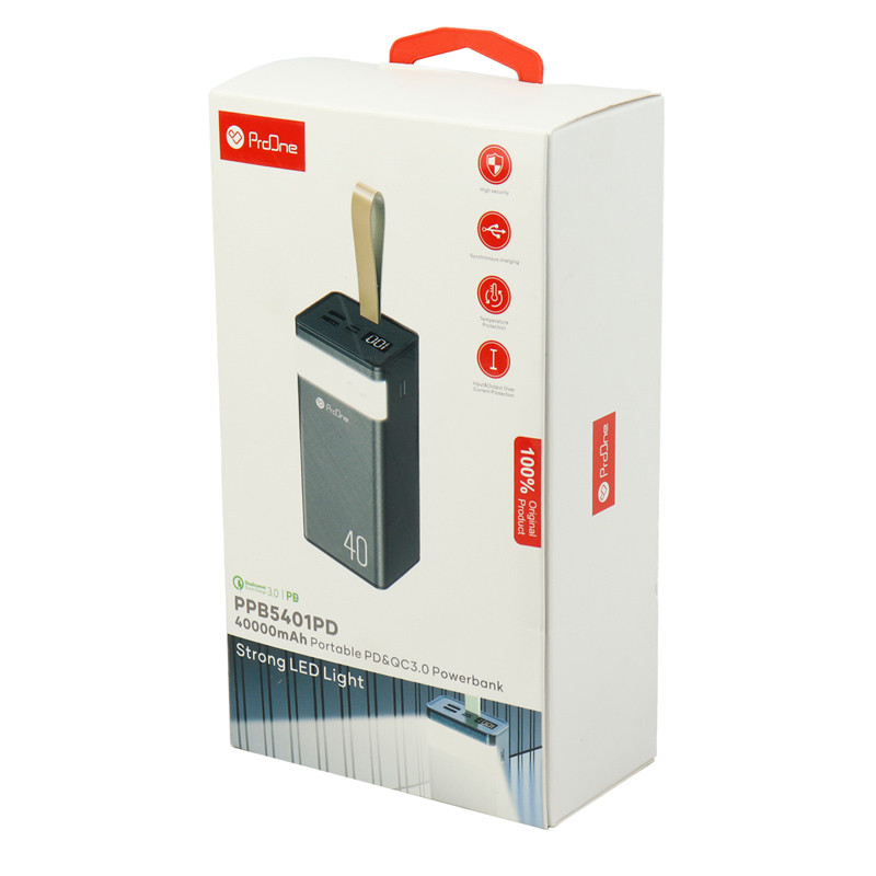 پاور بانک فست شارژ 40000 پرووان ProOne PPB5401PD QC3.0 PD 18W