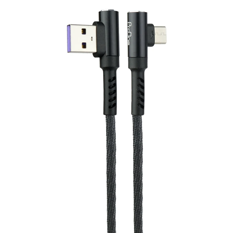کابل تایپ سی 2.1 آمپر پرووان PCC240C دو سر L طول 1 متر