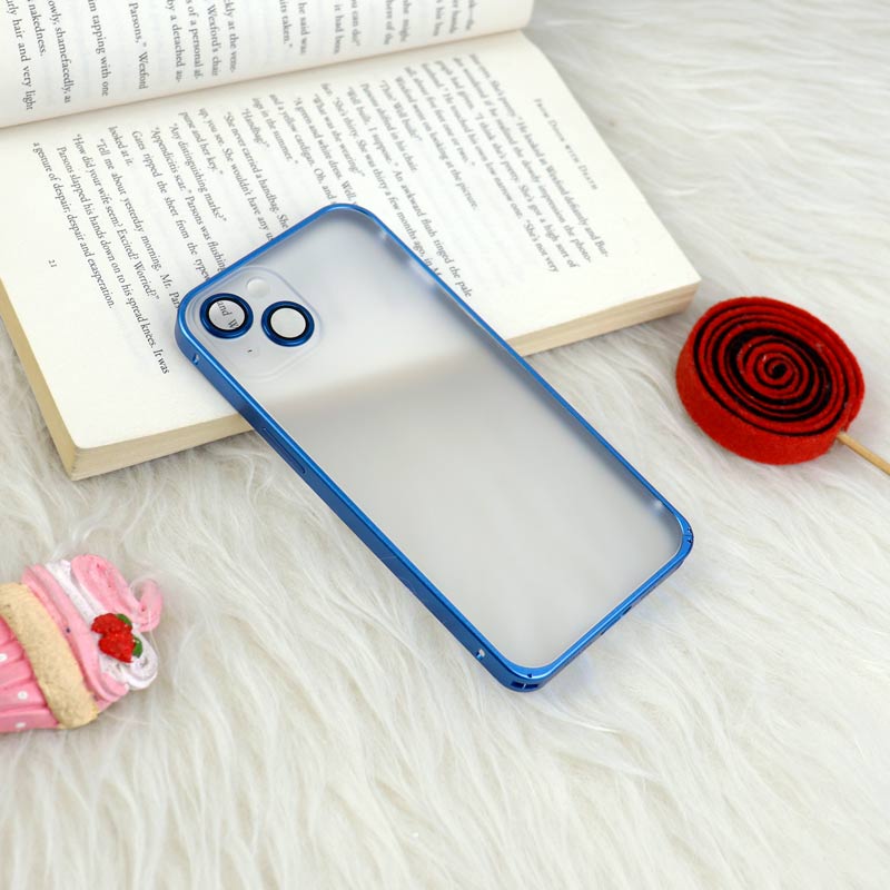 قاب ضربه گیر پشت مات پامپر Q.Series محافظ لنزدار iPhone 13