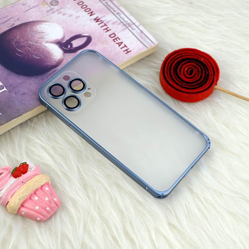 قاب ضربه گیر پشت مات پامپر Q.Series محافظ لنزدار iPhone 13 Pro