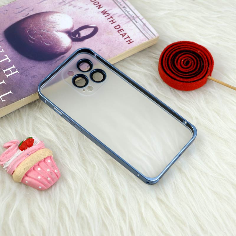 قاب ضربه گیر پشت مات پامپر Q.Series محافظ لنزدار iPhone 13 Pro