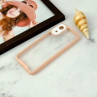 قاب ضد ضربه پشت شفاف Qsels محافظ لنزدار Samsung Galaxy A03 Core