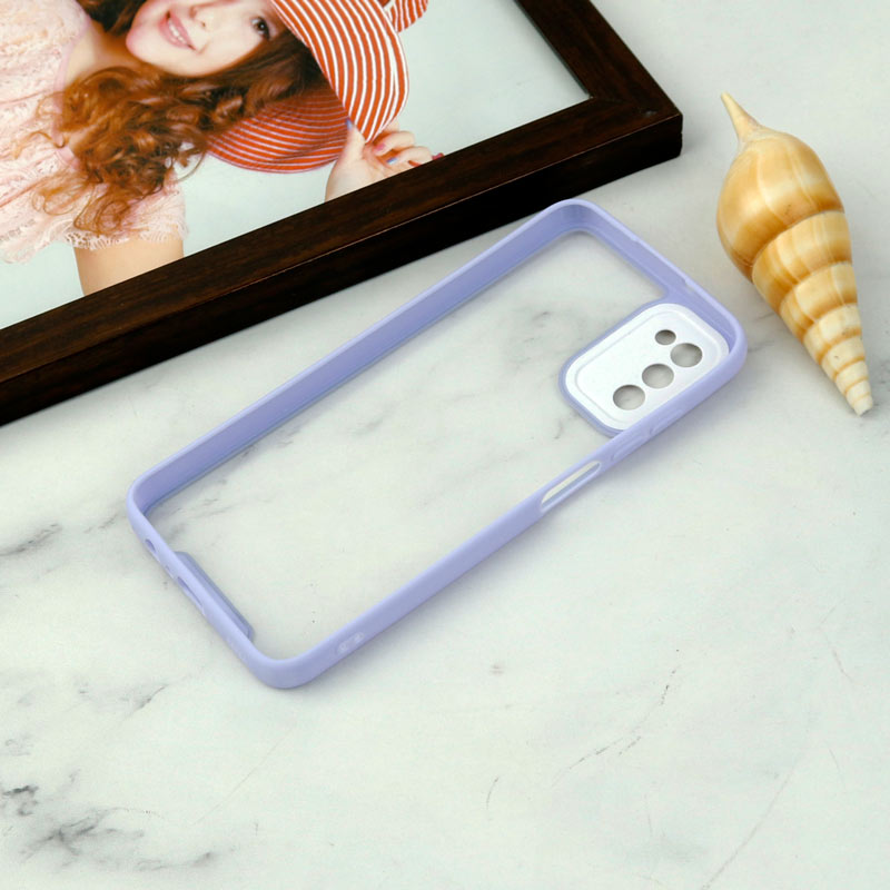 قاب ضد ضربه پشت شفاف Qsels محافظ لنزدار Samsung Galaxy A03s / A02s