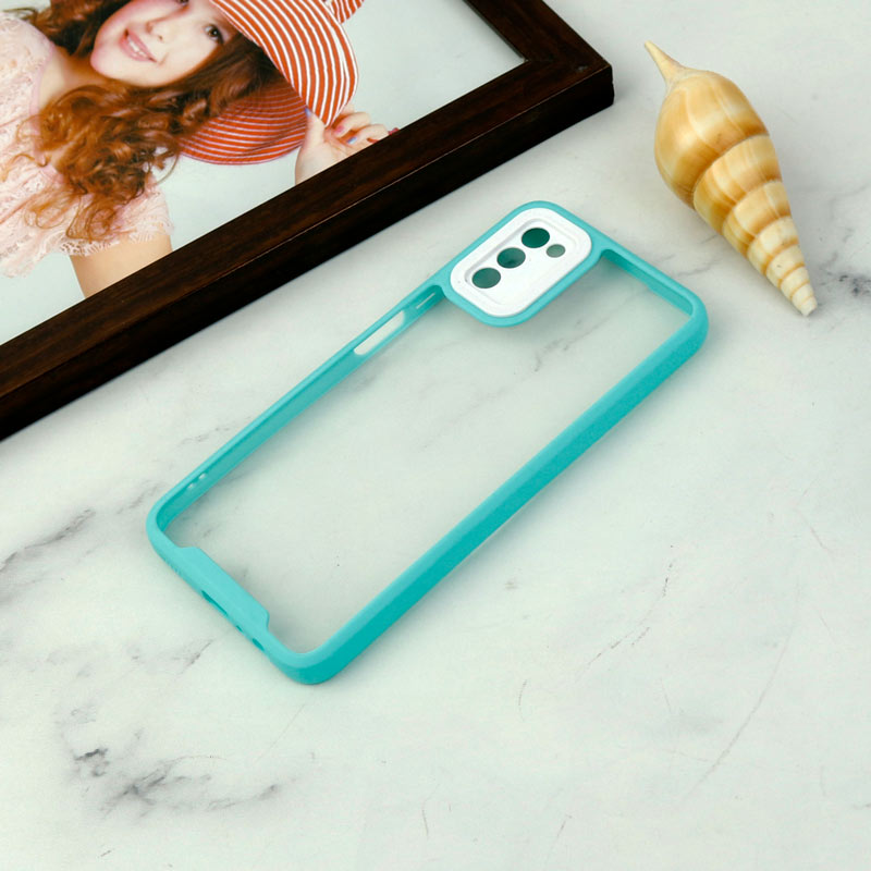 قاب ضد ضربه پشت شفاف Qsels محافظ لنزدار Samsung Galaxy A03s / A02s