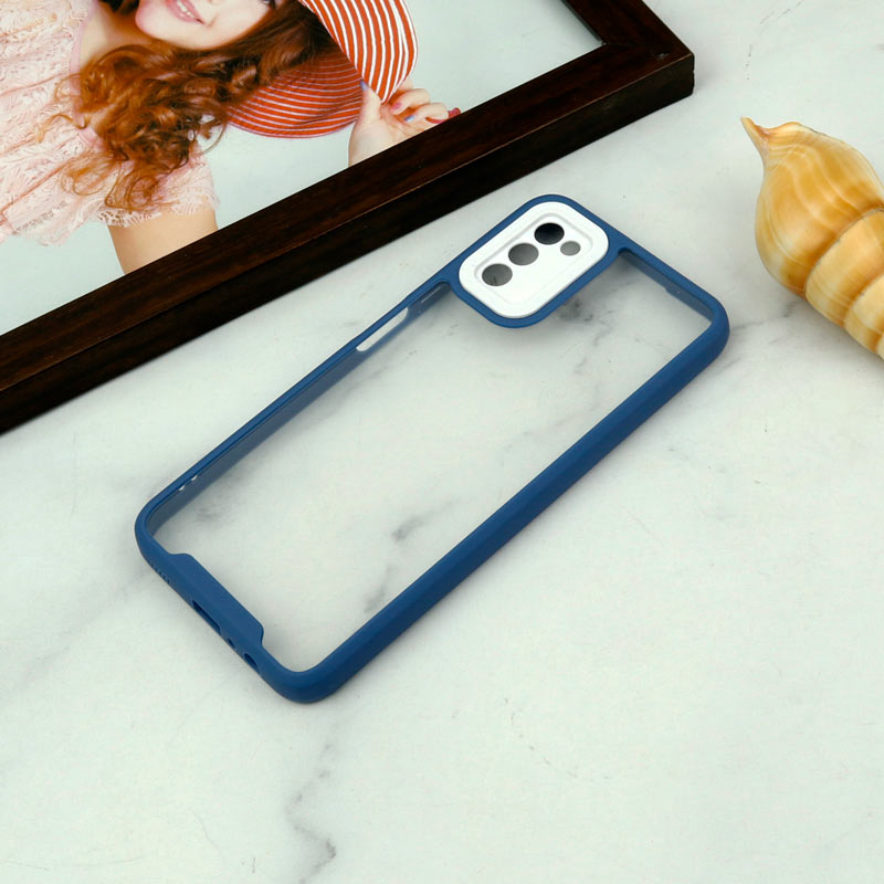 قاب ضد ضربه پشت شفاف Qsels محافظ لنزدار Samsung Galaxy A03s / A02s