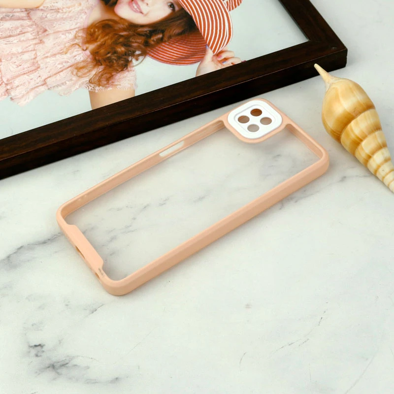 قاب ضد ضربه پشت شفاف Qsels محافظ لنزدار Samsung Galaxy A22 5G