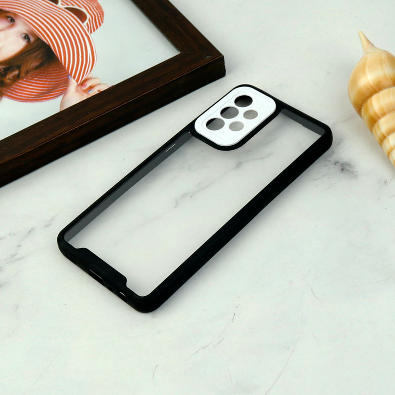 قاب ضد ضربه پشت شفاف Qsels محافظ لنزدار Samsung Galaxy A52 / A52s